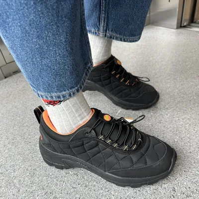 Купить зимние кроссовки Merrell ice cap Black/Orange с доставкой по РБ -  krossmarket.by