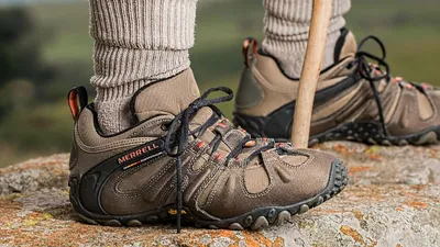 Полуботинки мужские Merrell Moab 3 бежевый цвет — купить за 14599 руб.,  отзывы в интернет-магазине Спортмастер