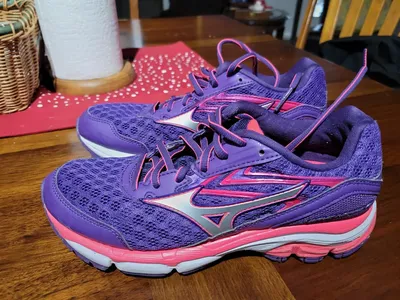 Mizuno Wave Inspire 12 Women's Purple Pink Athletic Running Shoes Size 7.5  euc | eBay