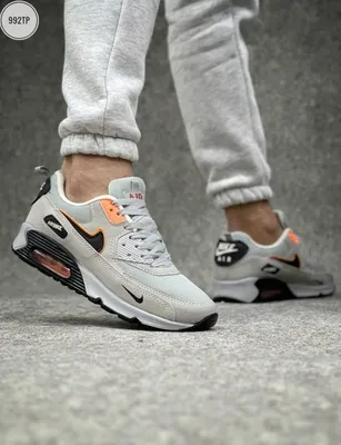 Купить мужские кроссовки Nike Air Max 90 Grey Украина