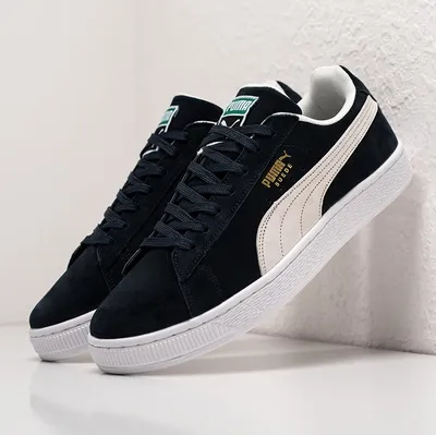 Кроссовки Puma Suede Classic черный - купить по цене 6990 руб. в Москве