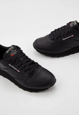 Кроссовки Reebok CLASSIC LEATHER, цвет: синий, RTLABK224101 — купить в  интернет-магазине Lamoda