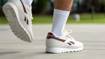 Кроссовки Reebok Classic Leather White/Gum – купить в интернет-магазине с  доставкой по Москве и России