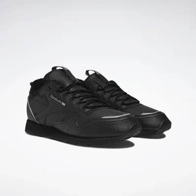 Кожаные кроссовки Reebok Classic Leather цвет серый на PRM