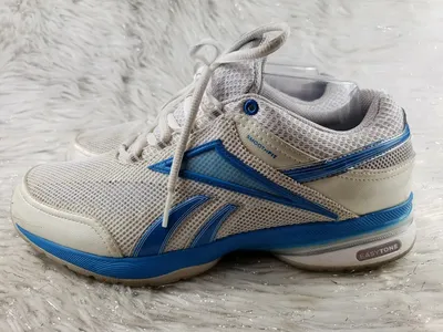 REEBOK SmoothFit EasyTone Sneakers V57032 White Blue Toning Sneakers Size 9  / 40 | eBay