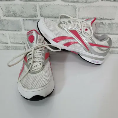 Reebok EasyTone Womens 9.5 Walking Athletic Toning Sneakers White Shoes  J17649 | eBay