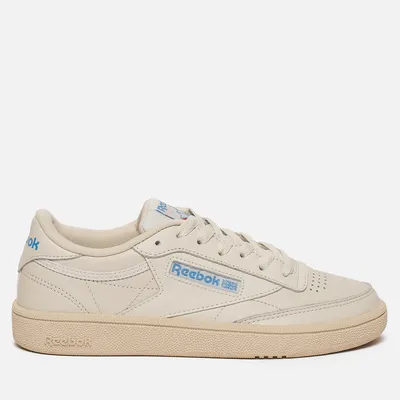 Женские кроссовки Reebok Club C 85 – Вьетнам, бежевого цвета, натуральная  кожа. Купить в интернет-магазине в Москве. Цена 6690 руб.