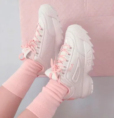 pink #white #белый #розовый #эстетика #aesthetic #sneakers #socks #носки # кроссовки #wallpaper #обои #foundalighter | Sneakers, Casual sneakers,  Fashion