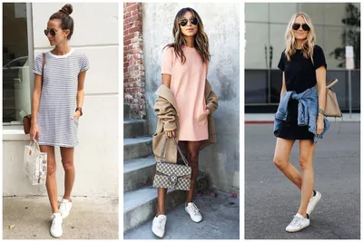 Как носить платье с кроссовками - 8 стильных сочетаний | Блог JRL.ua
