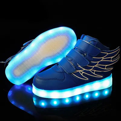 Кроссовки с крыльями и подсветкой для мальчика N-011-1, купить в  интернет-магазине Ekakids