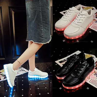 2016,баскетбольные светящиеся Led ботинки,мужская Led обувь,светящиеся  кроссовки женские со светящейся подошвой,кеды женские Homme Luminous Femme  Chaussures Lumineuse для взрослых | AliExpress