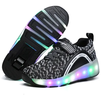 Роликовые кроссовки со светящейся подошвой 29 размер ( с одним колесом) (id  100326833), купить в Казахстане, цена на Satu.kz