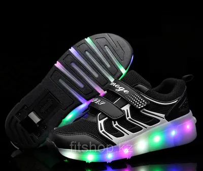 ₪88-Размер 21 30, детские светодиодные кроссовки со светящейся подошвой,  детские светодиодные светящиеся туфли для девочексветящиес-Description