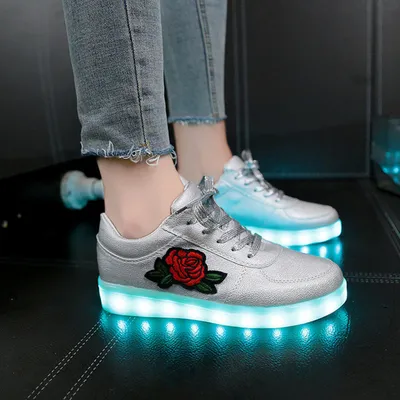 Ботинки со светящейся подошвой для девочки NVN369-9 в интернет-магазине  Ekakids