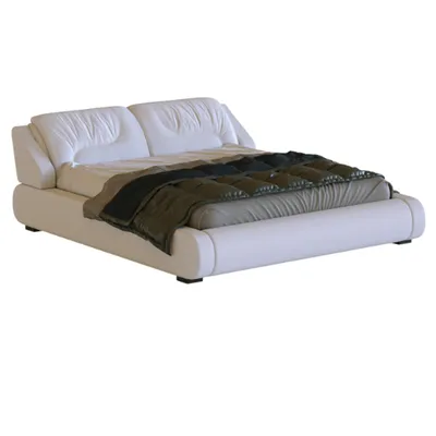 Кровать «Валенсия» 200x200 см цвет Белая