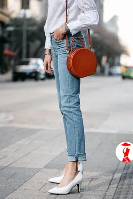 Милые круглые сумки с узором в ромашку от интернет-магазина Days-Trend
