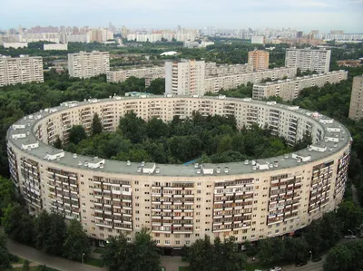 Два круглых дома в Москве | BestMaps - спутниковые фотографии и карты всего  мира онлайн