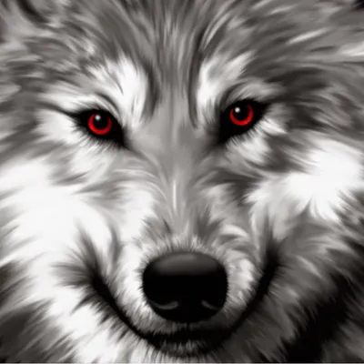 Волк с красными глазами - 76 фото