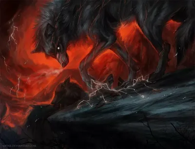 Волк демон Анубис - 34 фото