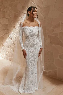 Julie | Long Sleeve Lace Wedding Dress | Wear Your Love