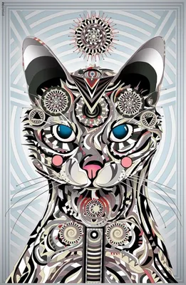 Кошки / Декупаж / Картинки для декупажа | Cats illustration, Cat art,  Illustrators