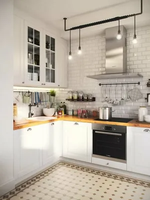 Кухня в скандинавском стиле в квартире (37 фото) - красивые картинки и HD  фото