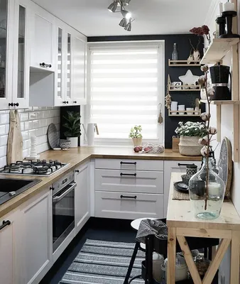 Маленькая кухня в скандинавском стиле (56 фото)