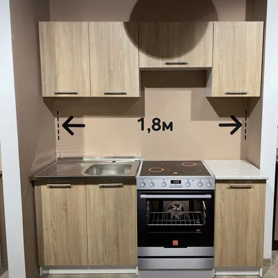 Купить Кухня набор кухонный гарнитур Эконом 1,8 м со столешницей, цена 4860  грн — Prom.ua (ID#1469355772)