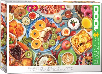 Пазл Eurographics, 6000-5772 ® Breakfast Table цена | pigu.lt