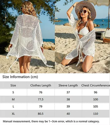 Tyo Women Sexy Beach Dress Crochet Fishing Net Design Bikini Swimwear  Cover-up Skirt | Fruugo NO