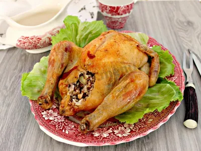Курица, фаршированная блинами - пошаговый рецепт с фото на Готовим дома