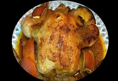 Курица, фаршированная блинами, 1 кг - цена по скидкам и акциям в листовке  Санта Минска