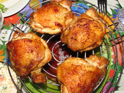 Курица гриль в микроволновке в горчице с медом рецепт с фото пошагово -  1000.menu