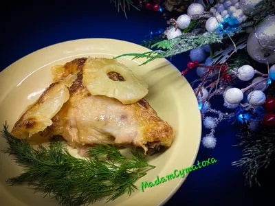 AMAZING chicken fillet with PINEAPPLE under cheese crust in the oven,  chicken with pineapple, recipe - YouTube