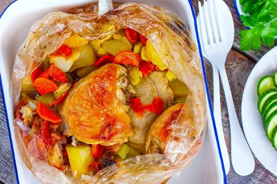 Запеченная курица с овощами по-итальянски - пошаговый рецепт с фото и видео  от Всегда Вкусно!