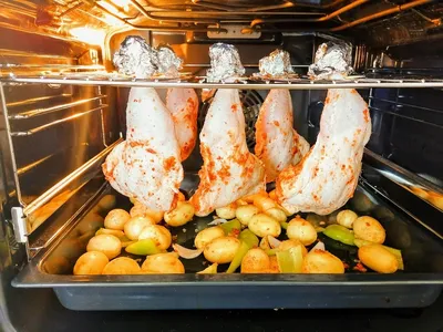 Куриные бедра с овощами в духовке | рецепт пошагово, фото, отзывы