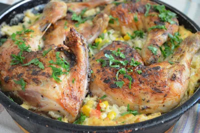 ❤️ Курица с овощами в духовке - рецепт автора Таня Ли 🇰🇿