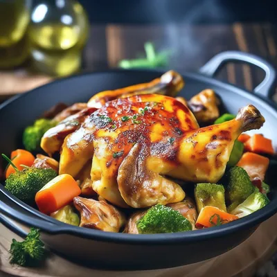 Куриное филе с овощами в фольге в духовке - пошаговый фоторецепт