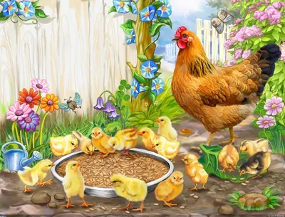 Курица с цыплятами в дворе стоковое изображение. изображение насчитывающей  сложно - 119151253