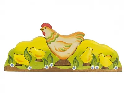Фигурка садовая: \"Курица с цыплятами большая\" 40см, На газон - купить по  низкой цене с доставкой в интернет-магазине OZON (898123841)