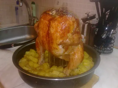 Курица с кабачками и картошкой в духовке - 9 пошаговых фото в рецепте