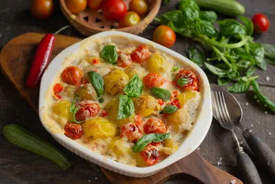 Курица в йогурте с картошкой и шиитаке рецепт – Авторская кухня: Основные  блюда. «Еда»