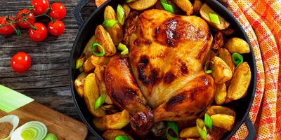 Курица в духовке целиком🐔🍗🍽 - рецепт автора mama.citakitchen