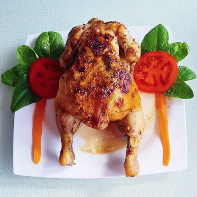 Сочная курица целиком в духовке - пошаговый рецепт с фото на Готовим дома