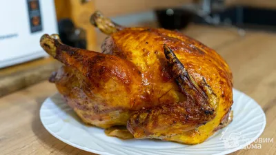 Курица в духовке целиком с картошкой, с золотистой корочкой, пошаговый  рецепт с фото на сайте Гастроном