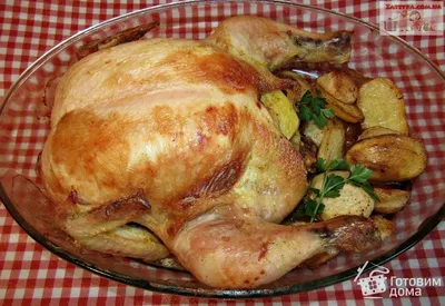 Курица запечённая в духовке - рецепт автора Svetlana Kravcenko 🇱🇻  Амбассадор