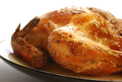 Хрустящая курица на соли запеченная в духовке целиком - рецепт автора  Svetlana