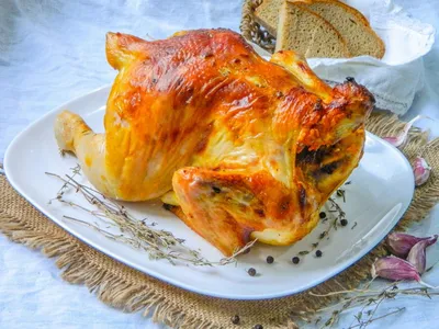 Фотоотзыв #5920 по рецепту: Курица в духовке целиком в фольге