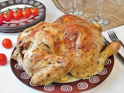 Курица в духовке с корочкой целиком фольге рецепт фото пошагово и видео |  Рецепт | Еда, Куриные блюда, Кулинария