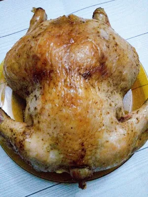 Фотоотзыв #9110 по рецепту: Курица в духовке целиком в фольге